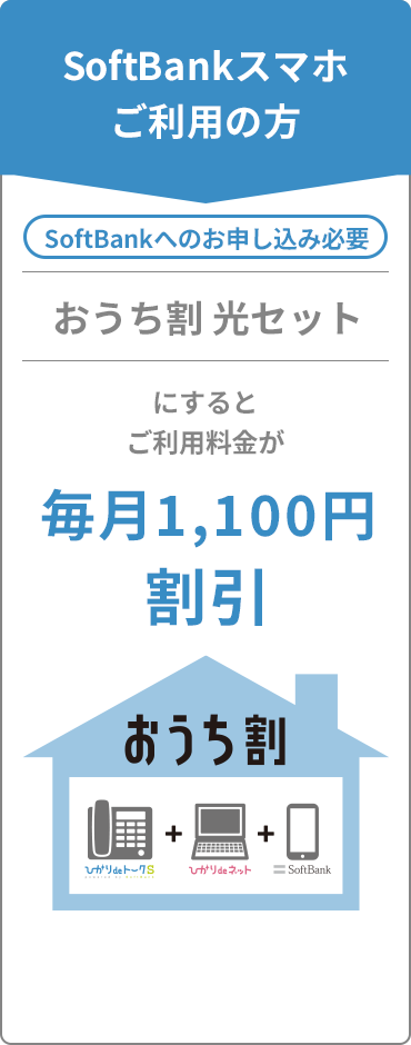 SoftBankスマホご利用の方SoftBank